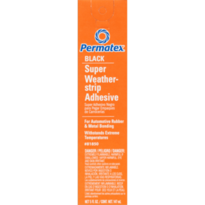 81850 – CHẤT KẾT DÍNH & LOẠI BỎ CHUYÊN DỤNG / PERMATEX SUPER BLACK WEATHERSTRIP ADHESIVE, 5 FL OZ
