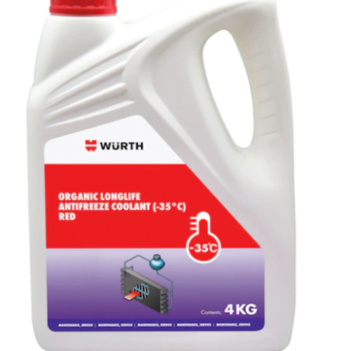 WURTH NƯỚC GIẢI NHIỆT OAT-RED-(-35DGR)-4KG